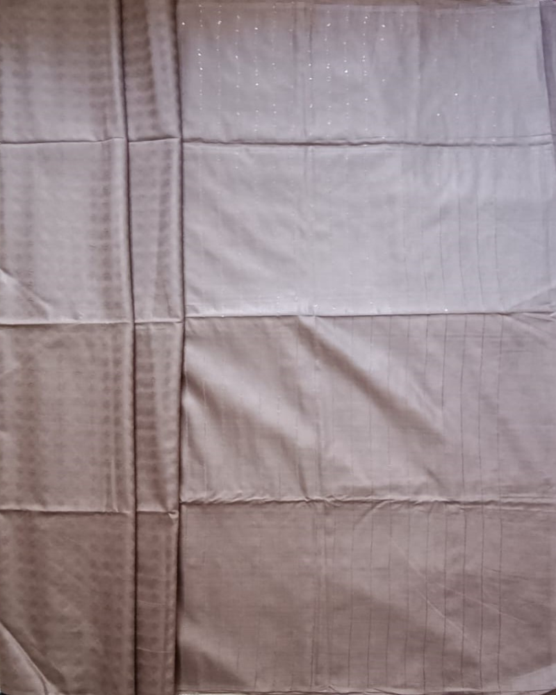 Dove Grey Bhagalpur Blended Linen