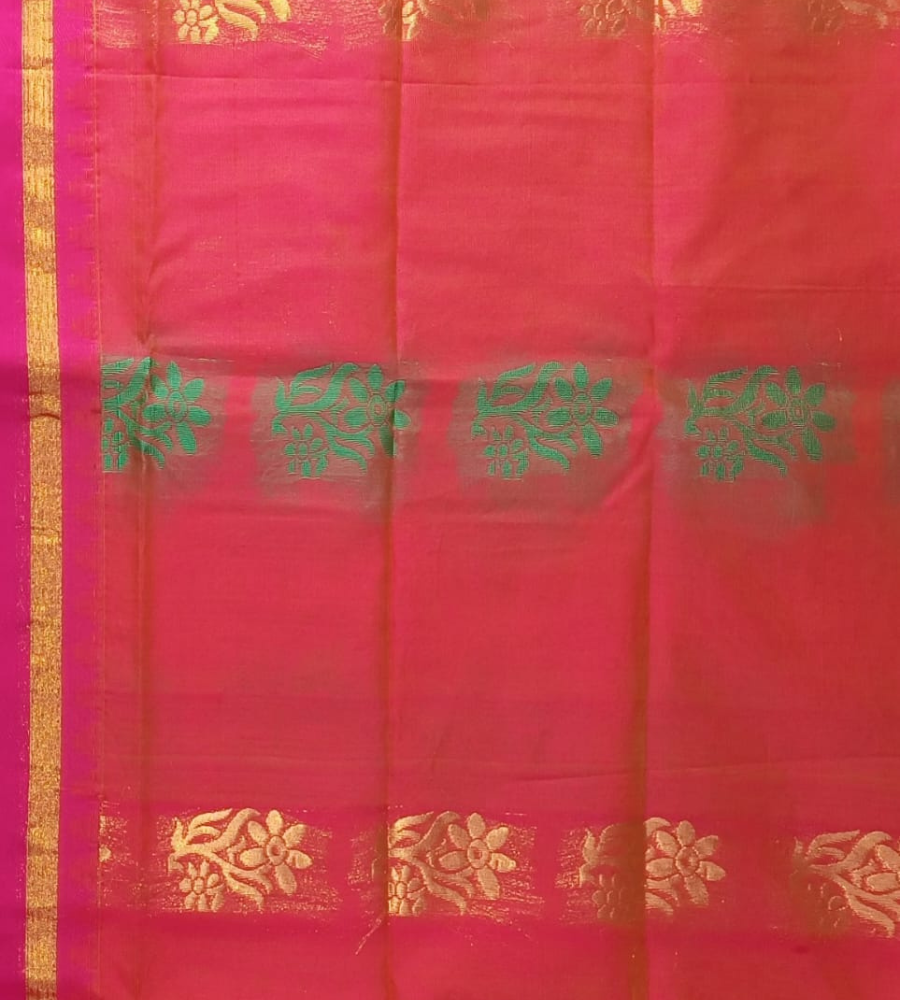 Red Ellampilai Handloom Sico saree