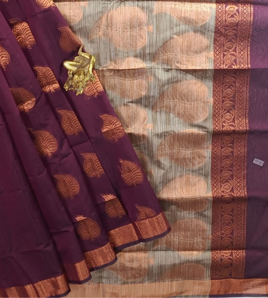 Vine Ellampilai Handloom Sico saree